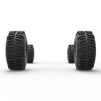Wheel set of Mud dragster Version 2 Scale 1:25 - Thumbnail 10