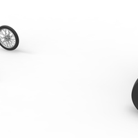 Wheel set of Vintage Front engine dragster Scale 1:25 - Thumbnail 7