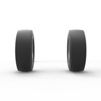 Wheel set of Vintage Front engine dragster Scale 1:25 - Thumbnail 9