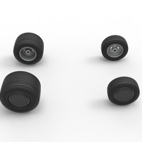 Wheel set of Dirt Sprint car Scale 1:25 - Thumbnail 9