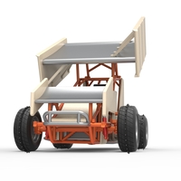 Winged Sprint car for Ice Scale 1:25 - Thumbnail 6