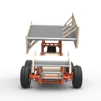 Winged Sprint car for Ice Scale 1:25 - Thumbnail 7