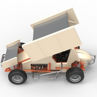 Winged Sprint car for Ice Scale 1:25 - Thumbnail 9