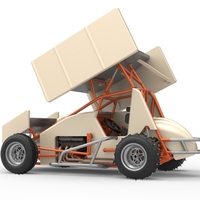 Winged Sprint car for Ice Scale 1:25 - Thumbnail 12