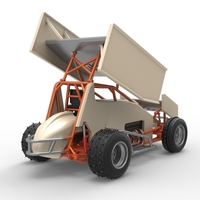 Winged Sprint car for Ice Scale 1:25 - Thumbnail 16