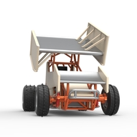 Winged Sprint car for Ice Scale 1:25 - Thumbnail 23