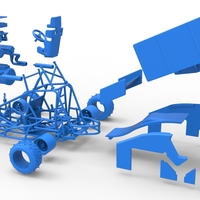 Winged Sprint car for Ice Scale 1:25 - Thumbnail 25