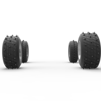 Wheel set of Ice Sprint car Scale 1:25 - Thumbnail 10