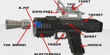 Second Life Marketplace - SH SE-44 Blaster Pistol