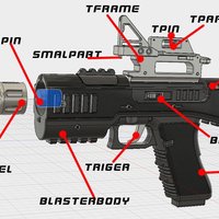 SE-44C blaster pistol - Thumbnail 5