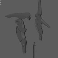Plutine Gundam Scythe ( four pieces) - Thumbnail 1