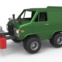 Fun short Pulling van 4wd Scale 1:25 - Thumbnail 1