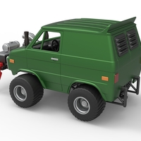 Fun short Pulling van 4wd Scale 1:25 - Thumbnail 12