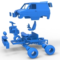 Fun short Pulling van 4wd Scale 1:25 - Thumbnail 18