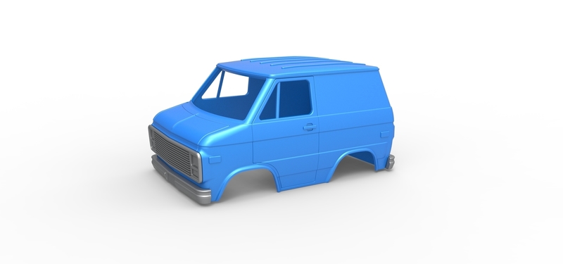 Shell of Fun short Vintage Van Scale 1:25