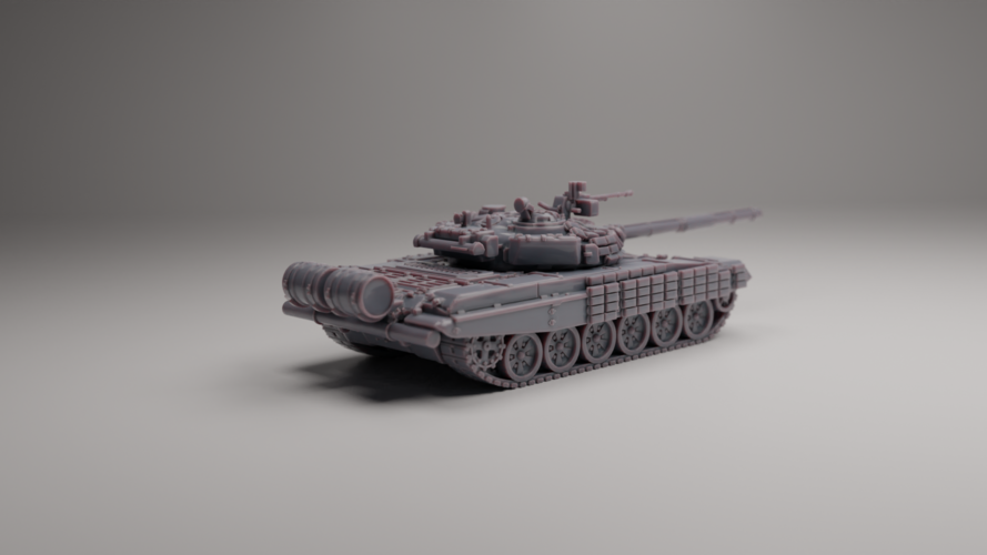 T72B MBT 3D Print 559675