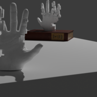 Cube Hand Sculpture  - Thumbnail 3
