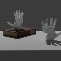 Cube Hand Sculpture  - Thumbnail 5