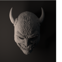 Oni Demon Mask - Thumbnail 2