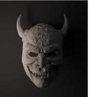 Oni Demon Mask - Thumbnail 3