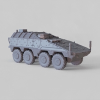 Small BOXER IFV AMBULANCE MILITARY 8X8 VEHICLE 3D Printing 560271