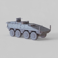 Small BOXER IFV COMMANDO MILITARY 8X8 VEHICLE 3D Printing 560275