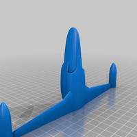 EASY TO PRINT T33 JET TRAINER AIRCRAFT SCALE MODEL ESC: 1/64 - Thumbnail 10