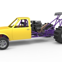 Small Dirt Dragster Version 2 Scale 1:25 3D Printing 560305