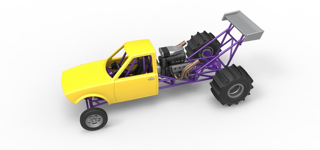 Dirt Dragster Version 2 Scale 1:25 3D Print 560307