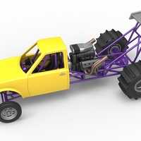 Dirt Dragster Version 2 Scale 1:25 - Thumbnail 3