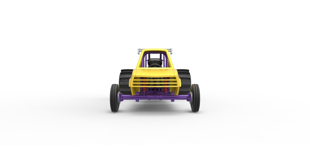 Dirt Dragster Version 2 Scale 1:25 3D Print 560310