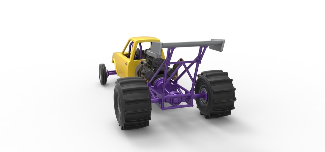 Dirt Dragster Version 2 Scale 1:25 3D Print 560317