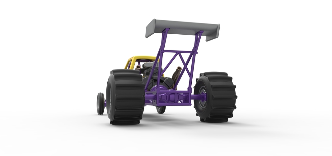 Dirt Dragster Version 2 Scale 1:25 3D Print 560318