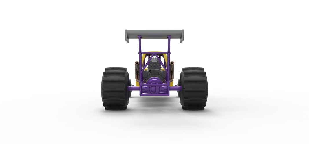 Dirt Dragster Version 2 Scale 1:25 3D Print 560319