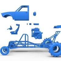 Dirt Dragster Version 2 Scale 1:25 - Thumbnail 21