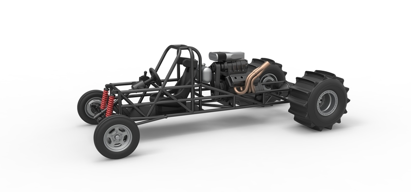 Dirt Dragster Base Scale 1:25