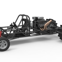 Dirt Dragster Base Scale 1:25 - Thumbnail 1