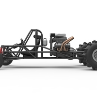 Dirt Dragster Base Scale 1:25 - Thumbnail 9