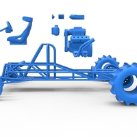 Dirt Dragster Base Scale 1:25 - Thumbnail 22