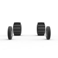 Wheel set of Dirt Dragster Scale 1:25 - Thumbnail 4