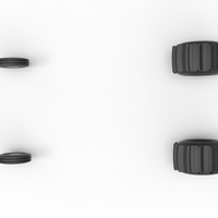 Wheel set of Dirt Dragster Scale 1:25 - Thumbnail 7