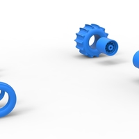 Wheel set of Dirt Dragster Scale 1:25 - Thumbnail 10