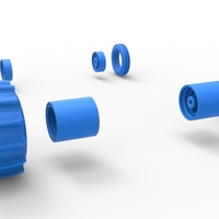 Wheel set of Dirt Dragster Scale 1:25 - Thumbnail 12