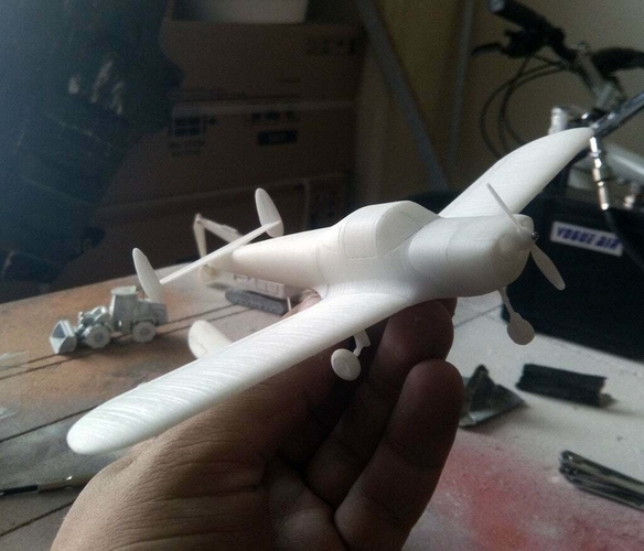 ERCOUPE AIRCRAFT SCALE MODEL 3D Print 560422