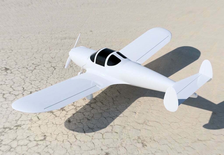 ERCOUPE AIRCRAFT SCALE MODEL 3D Print 560428