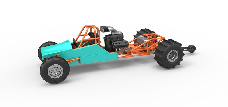 Dirt Dragster Version 3 Scale 1:25