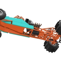 Dirt Dragster Version 3 Scale 1:25 - Thumbnail 3