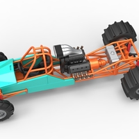 Dirt Dragster Version 3 Scale 1:25 - Thumbnail 4