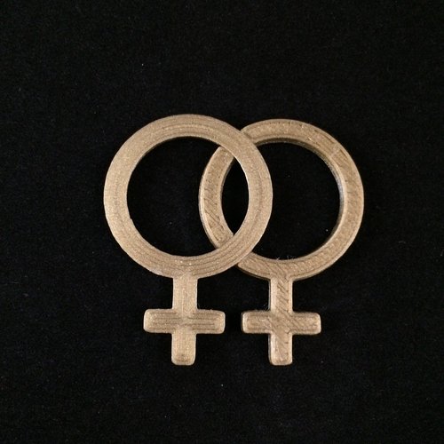 Marriage Symbols - Interlocking 3D Print 56073