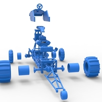 Dirt Dragster Version 3 Scale 1:25 - Thumbnail 25